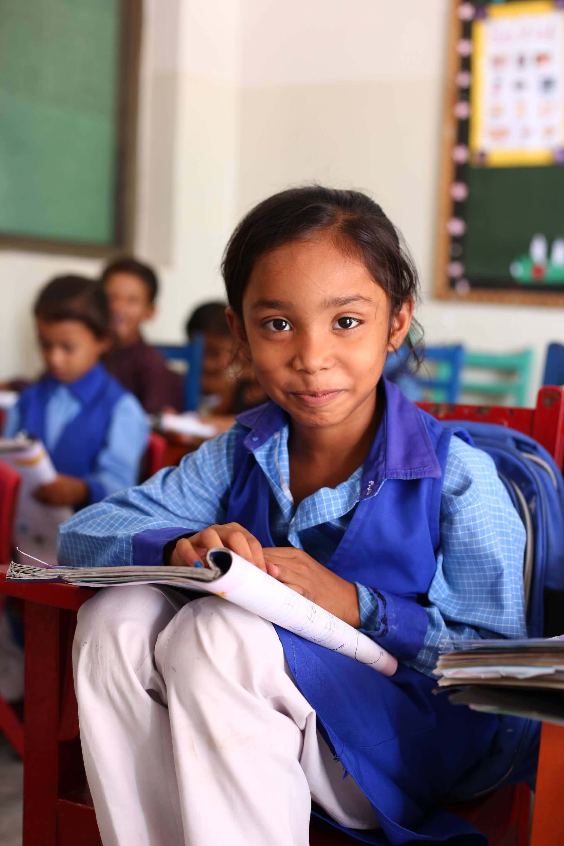 Students at Grace Charity School